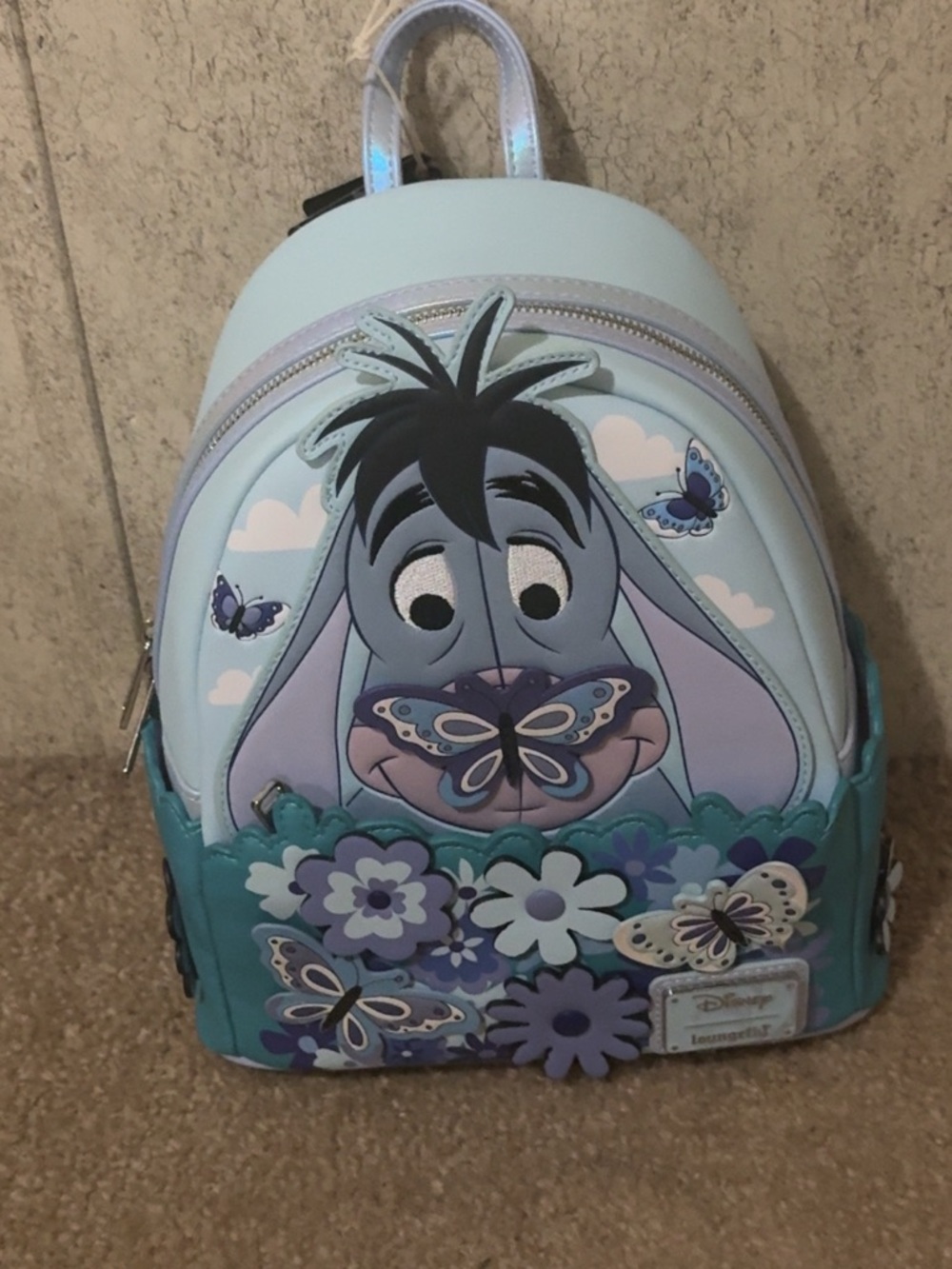 Disney Eeyore Butterfly Mini Backpack - Light Blue